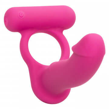 Silicone Rechargeable Double Diver in pink, designed for enhanced intimate pleasure and support.