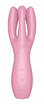 Threesome 3 Vibrator with 3 flexible arms for broad-area stimulation in soft silicone.